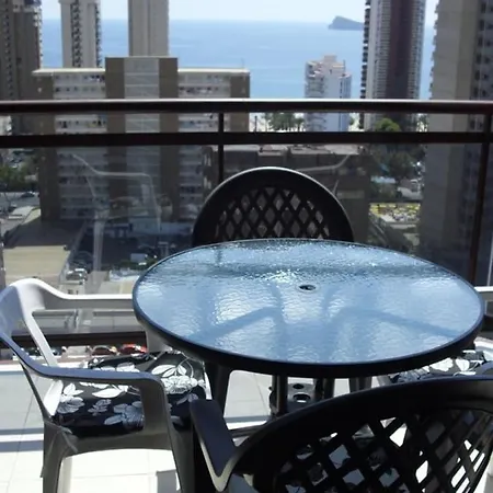 아파트 Torremar 17 Vistas Al Mar 베니돔